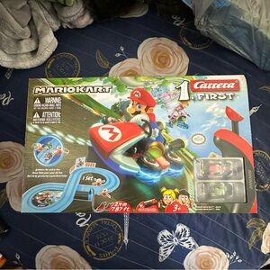 (SOLD) Carrera First Mario Kart Beginner Slot Car Race Track Set Featuring